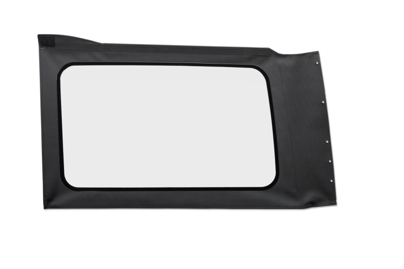 Bestop 18-26 Jeep Wrangler JL Oe JL Replacement Windows (Quarter Left Hand 4-Door Black Vinyl Clear)