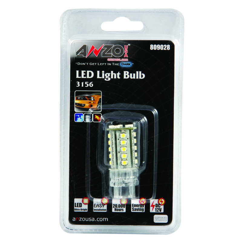 ANZO LED Bulbs Universal 3156/3157 White