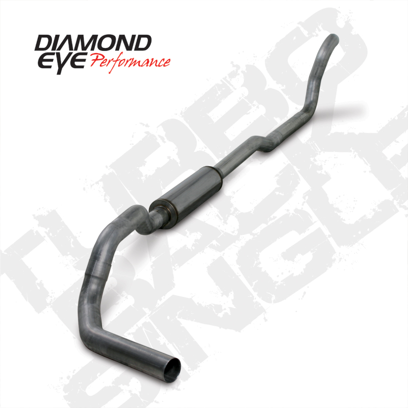 Diamond Eye KIT 4in Turbo Back Single SS DDG2X4 89-93 Dodge 5.9L Cummins 2500/3500