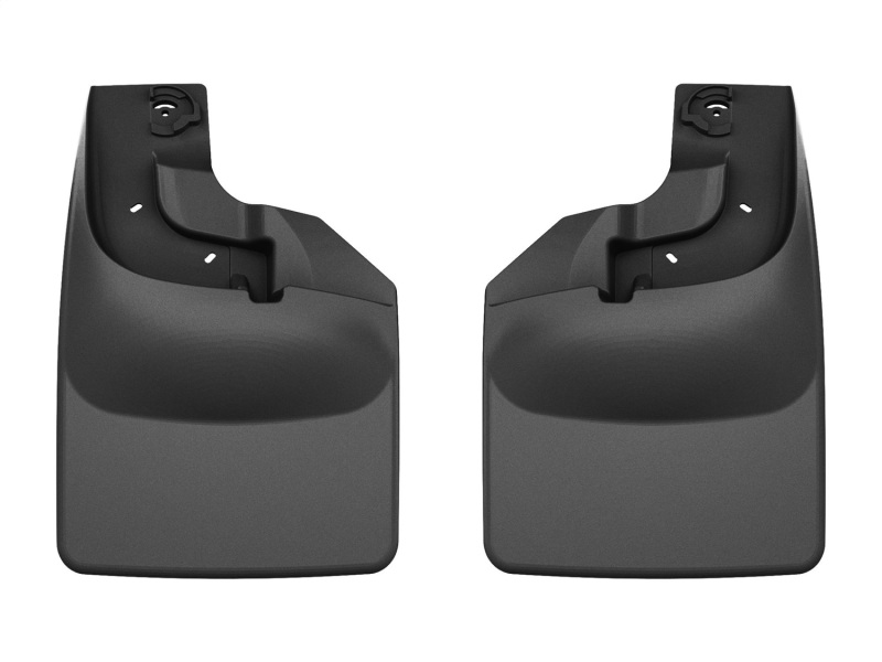 WeatherTech 2017+ Ford F250/350/450/550(Fits W/OEM Fender Flares/Lip ONLY) No Drill Mudflaps FRONT