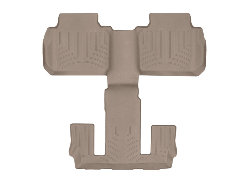 WeatherTech 2017 GMC Acadia Rear FloorLiner - Tan (2nd Row Bucket Seats Only)