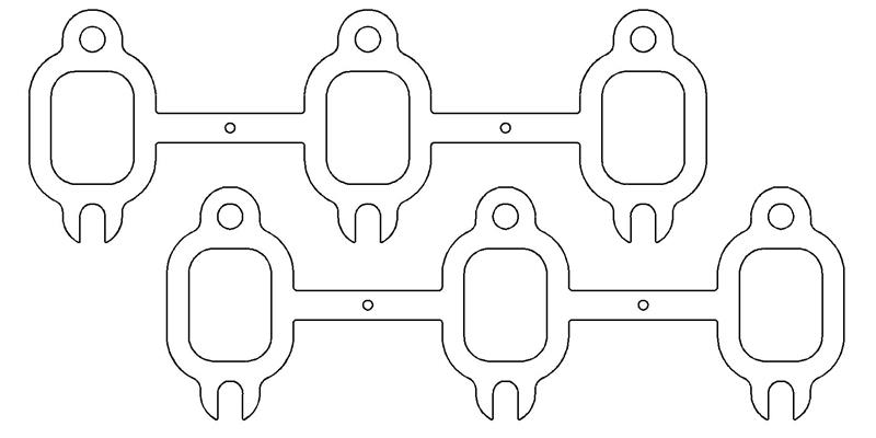 Cometic Dodge Cummins 5.9L 12v .040in MLS 3 Port Exhaust Gaskets