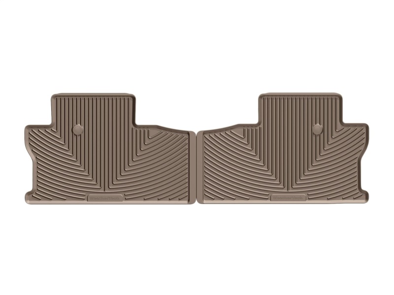 WeatherTech 2017+ Honda Ridgeline Rear Rubber Mats - Tan