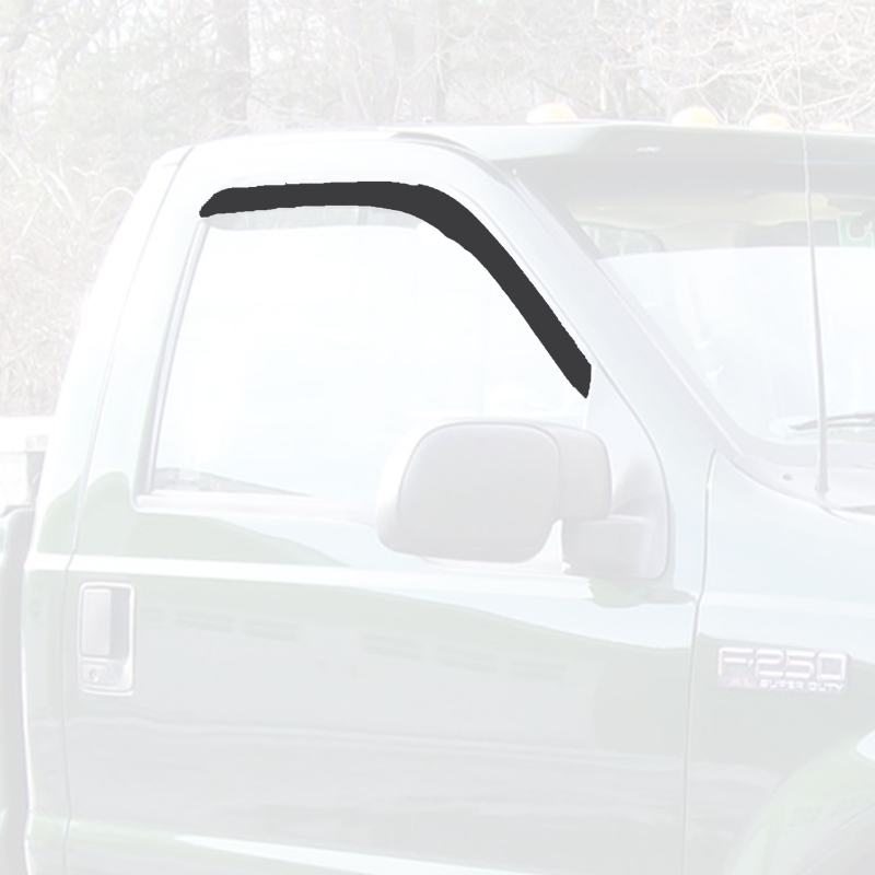 EGR 99-15 Ford Super Duty In-Channel Window Visors - Set of 2 (563411)