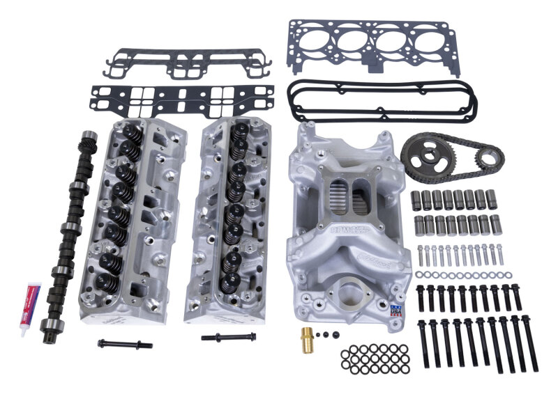 Edelbrock Power Package Top End Kit RPM Series Chrysler 1967-1991 340-418 CI Small Block V8 415Hp+