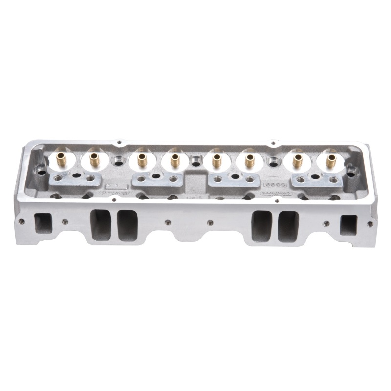 Edelbrock Cylinder Head SBC NHRA Legal 64cc Angled Plug Bare Single