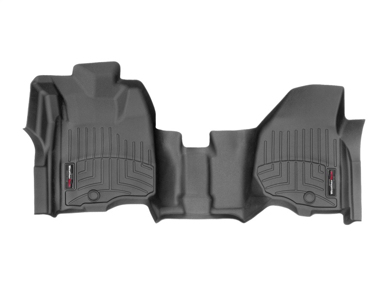 WeatherTech 12-16 Ford F-250/F-350/F-450/F-550 Vinyl Front FloorLiner - Black (SuperCrew/SuperCab)