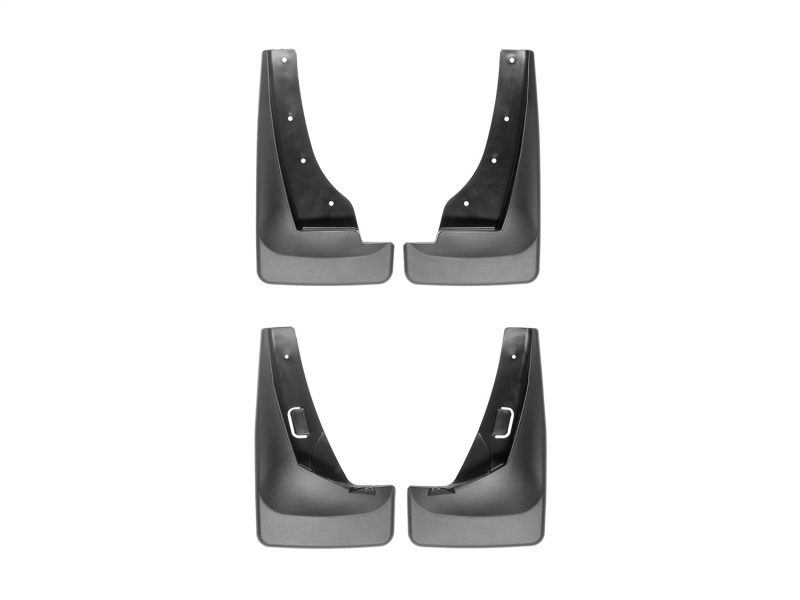 WeatherTech 2014+ Nissan Rogue No Drill Mudflaps - Black