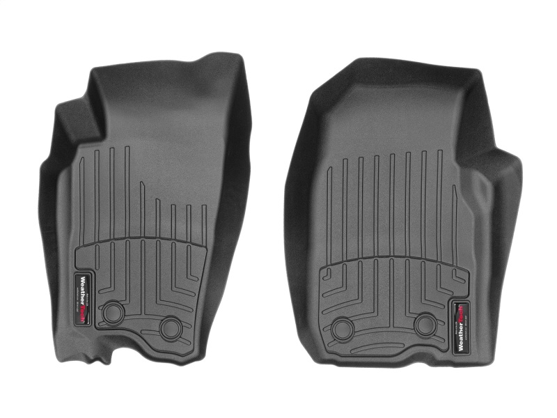 WeatherTech 96-98 Jeep Grand Cherokee Front FloorLiner - Black (Vehicles With No Retention Devices)