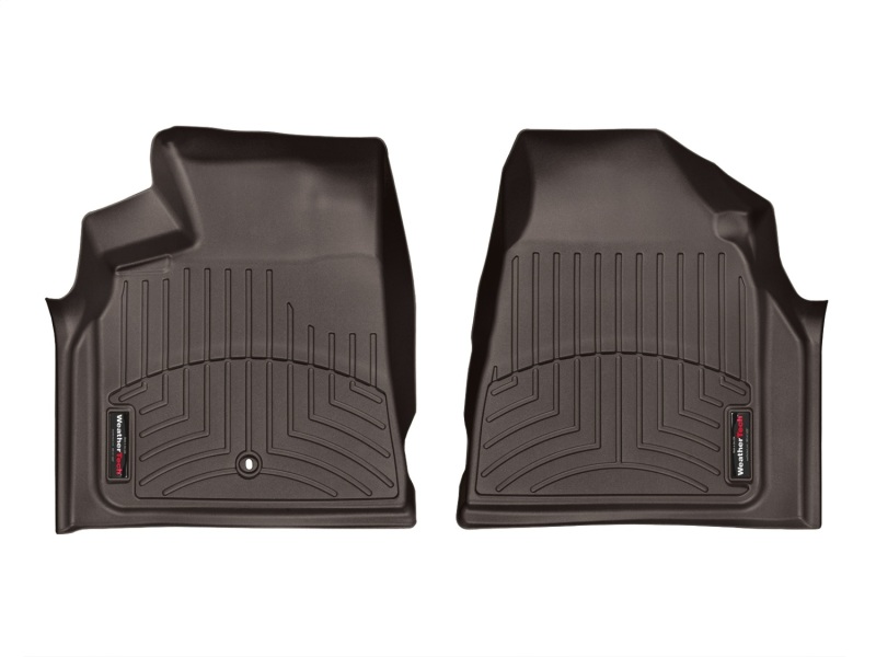 WeatherTech 08-16 Buick Enclave Front FloorLiner - Cocoa (Fits Vehicles w/ Oval Twist Retention)