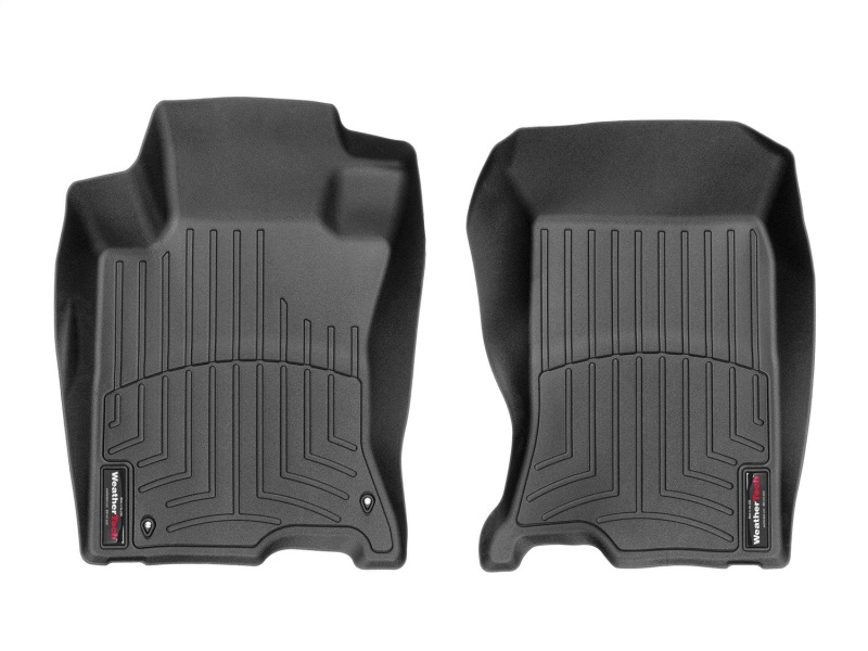 WeatherTech 10-15 Honda Crosstour Front FloorLiner - Black (4WD; Hook Retention)