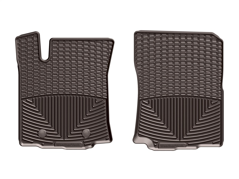 WeatherTech 2016+ Toyota Tacoma Access/Double Cab (A/T Only) Front Rubber Mats - Cocoa