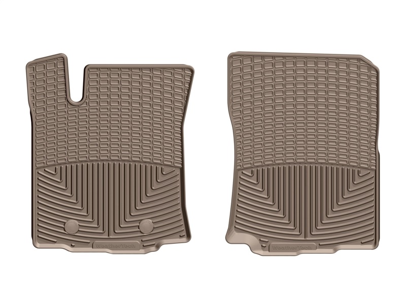 WeatherTech 2016+ Toyota Tacoma Access/Double Cab (A/T Only) Front Rubber Mats - Tan