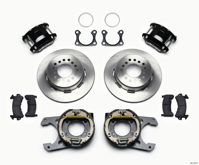Wilwood D154 P/S Park Brake Kit Big Ford 2.36in Offset