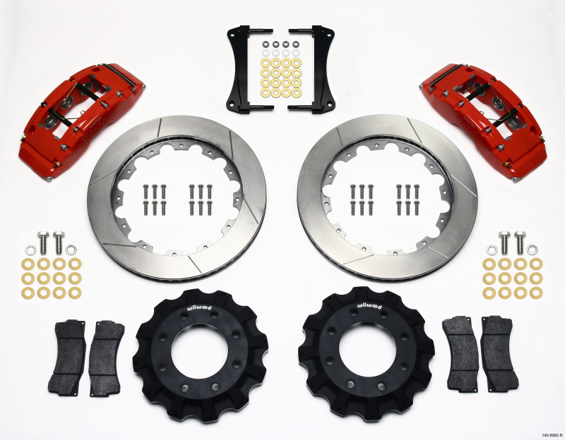 Wilwood TC6R Front Kit 16.00in Red 1999-2014 GM Truck/SUV 1500