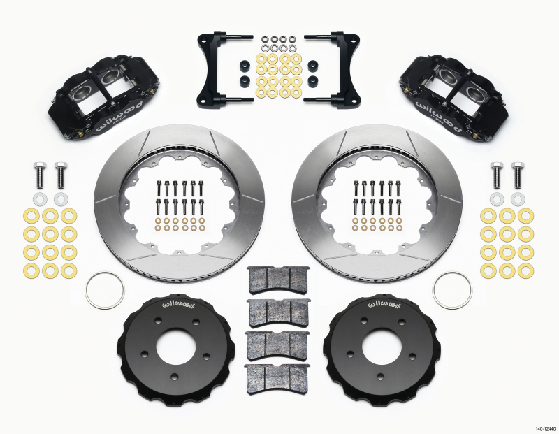 Wilwood Narrow Superlite 4R Front Hat Kit 14.00in 2007-Up Jeep Wrangler