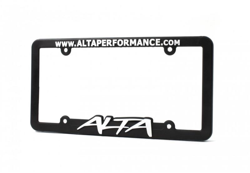 ALTA Plastic License Plate Frame