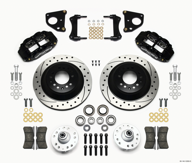 Wilwood Narrow Superlite 6R Front Hub & 1PC Rtr Kit 12.88in Drilled 62-72 CDP B & E Body-Drum