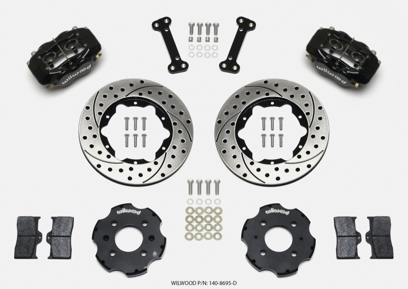 Wilwood Forged Dynalite Front Hat Kit 11.00in Drilled Integra/Civic w/Fac.240mm Rtr