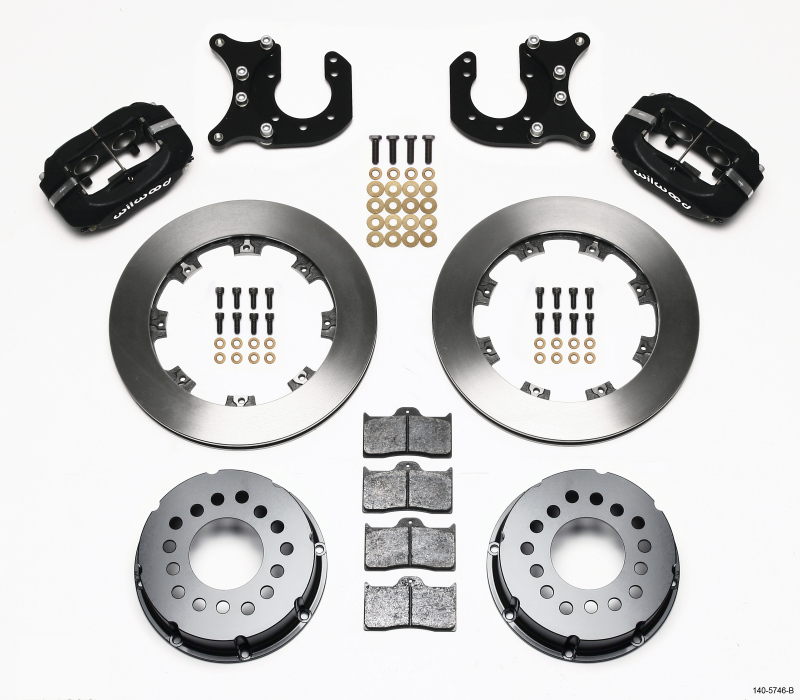Wilwood Forged Dynalite P/S Rear Kit Chevy 12 Bolt-Spec 3.15in Bearing