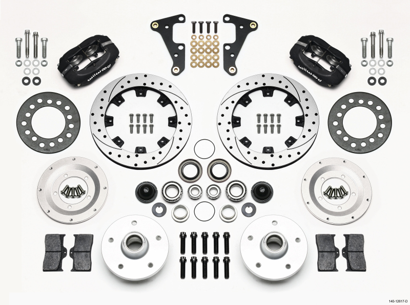Wilwood Forged Dynalite Front Kit 11.75in Drilled 40-52 Oldsmobile