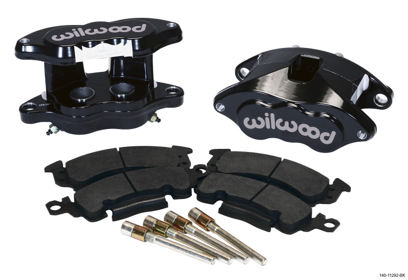Wilwood D52 Rear Caliper Kit - Black Powder 1.25 / 1.25in Piston 1.28in Rotor