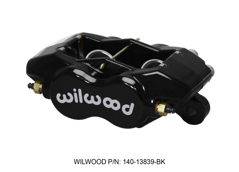 Wilwood Caliper-Forged Dynalite-Black 1.38in Pistons .81in Disc