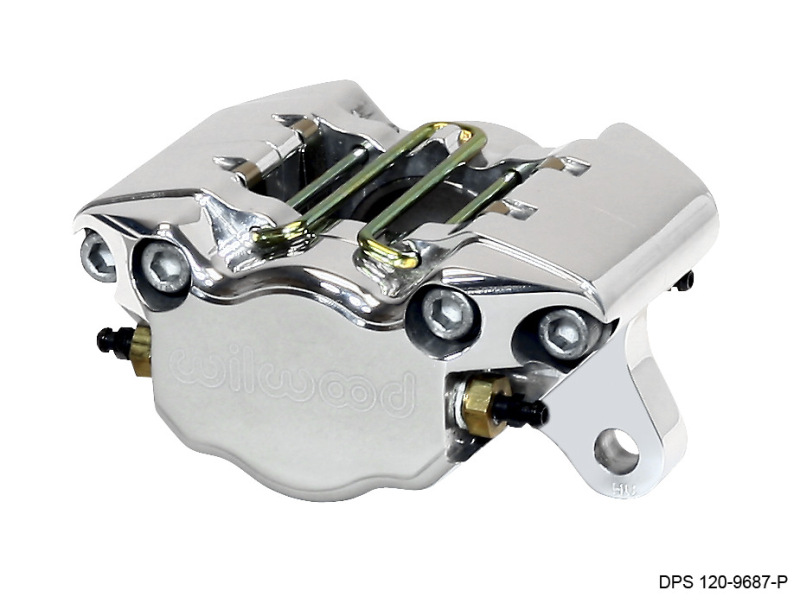 Wilwood Caliper-Polished Dynapro Single 3.25in Mount 1.75in Pistons .38in Disc