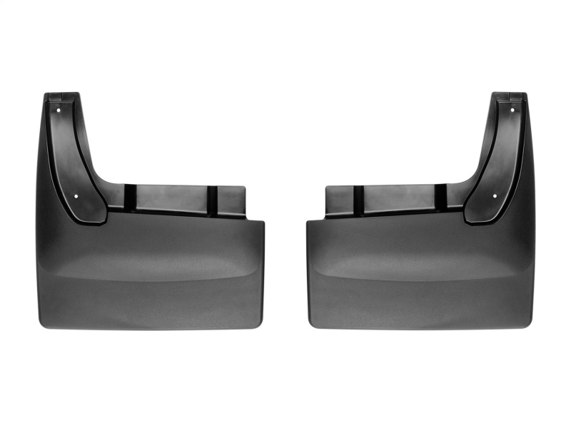WeatherTech 10-18 Dodge Ram 3500 Dually w/o Fender Flares No Drill Mudflaps - Black