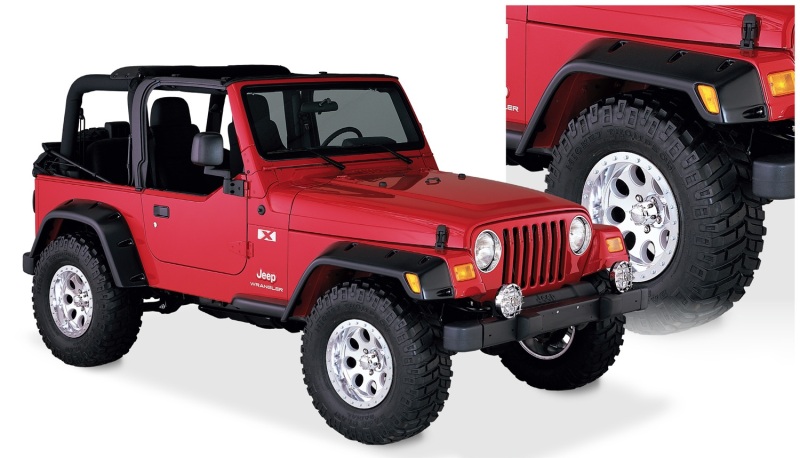 Jeep Wrangler Bushwacker Pocket Style Fender Flare Kit (1997-2006)