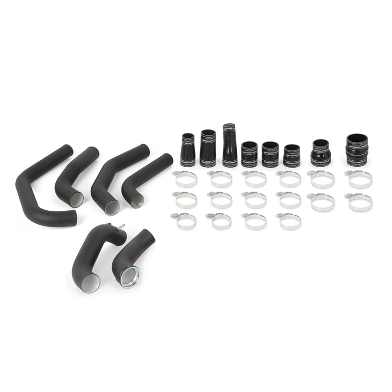 Mishimoto 15-17 Ford F-150 2.7L EcoBoost I/C Pipe Kit - Wrinkle Black