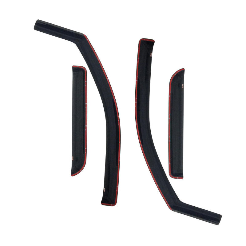 Westin 2007-2014 Chevrolet/GMC Tahoe/Yukon/Yukon Denali Wade In-Channel Wind Deflector 4pc - Smoke