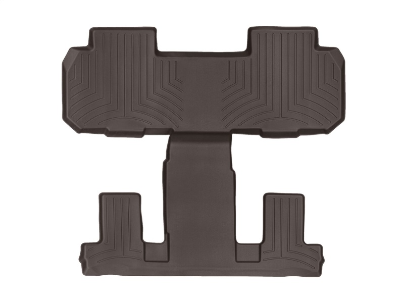 WeatherTech 2018+ Chevrolet Traverse Rear FloorLiner - Cocoa (2nd Row Bucket Seats)