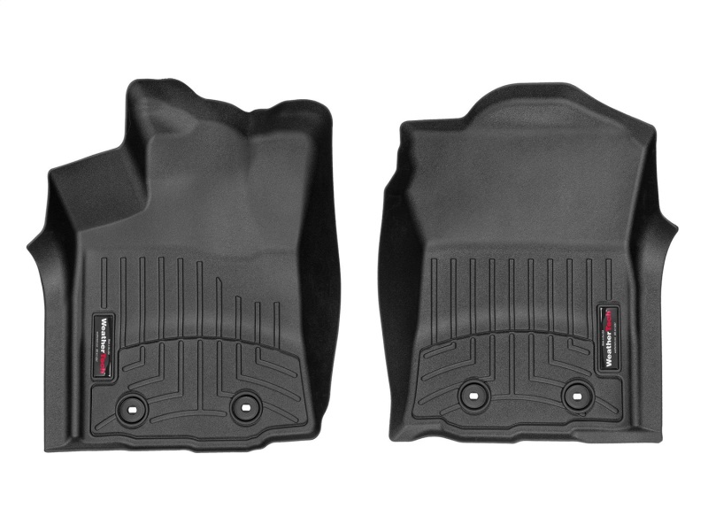 WeatherTech 2018+ Toyota Tacoma Front FloorLiner - Black (Fits Access/Double Cab)