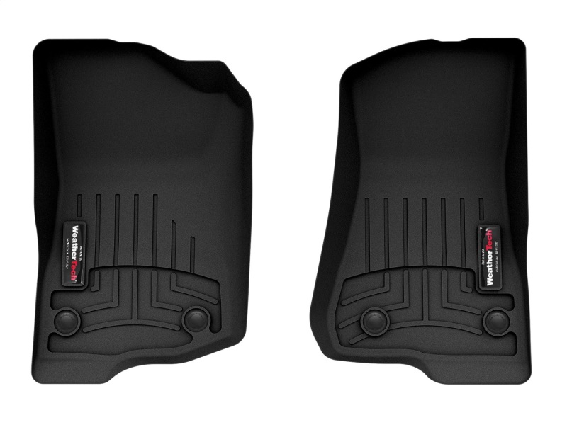 WeatherTech 2018+ Jeep Wrangler Unlimited Front FloorLiner - Black