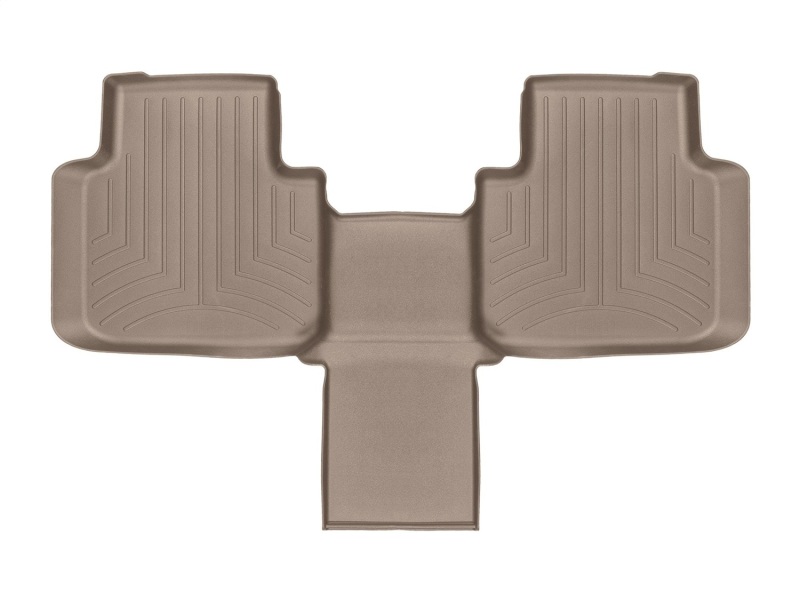 WeatherTech 2018+ Volkswagen Atlas Rear FloorLiner - Tan (w/ 2nd Row Bucket Seats)
