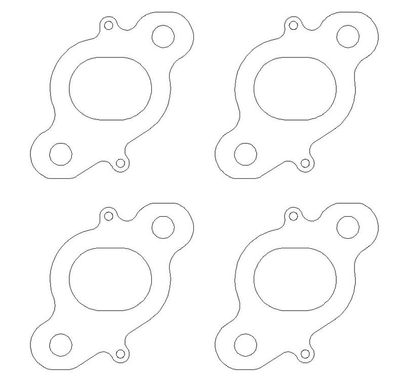 Cometic Nissan CA18 DET .030 inch DOHC Exhaust Gasket (4 pcs per Kit)