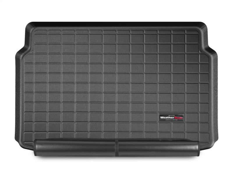 WeatherTech 2018+ Ford EcoSport Cargo Liner w/ Bumper Protector - Black (Adj Cargo Floor in Middle)