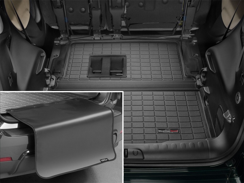 WeatherTech 2014+ Fiat 500L (Non Beats Audio System) Cargo Liner w/Bumper Protector - Black