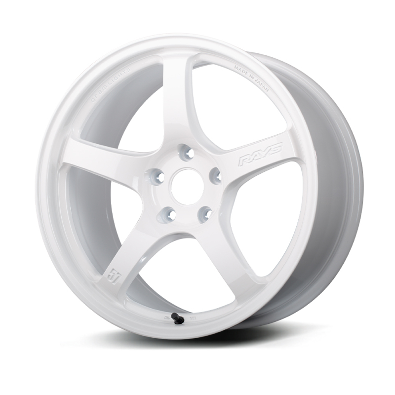 Gram Lights 57CR 15x8.0 +35 4x100 Ceramic White Wheel