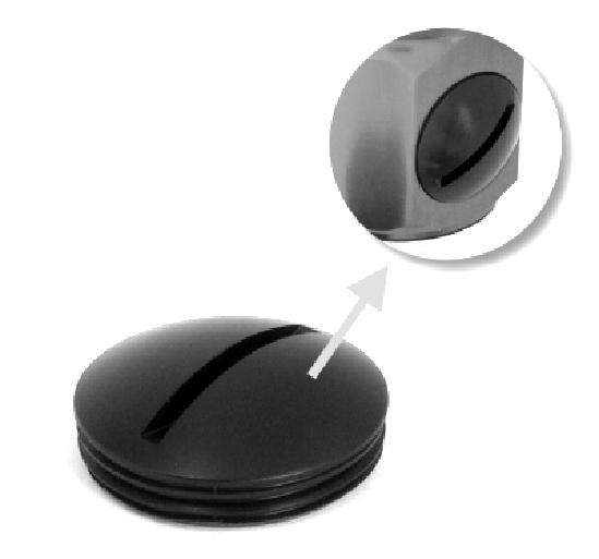 GFB Screw-In Plug (screws into any GFB Trumpet or plumb-back outlet. Valves manufactured before 2003