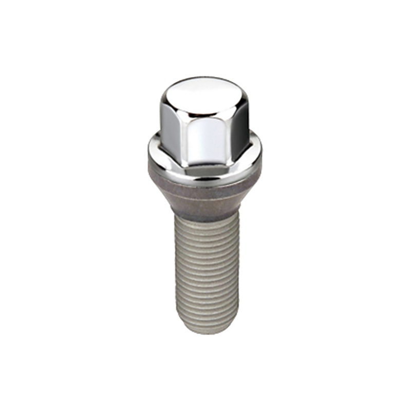 McGard Hex Lug Bolt (Cone Seat) M12X1.5 / 17mm Hex / 25.5mm Shank Length (Box of 50) - Chrome