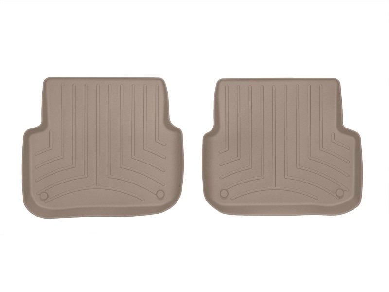 WeatherTech 05-06 Audi A6/S6 Rear FloorLiner - Tan (2pcs)