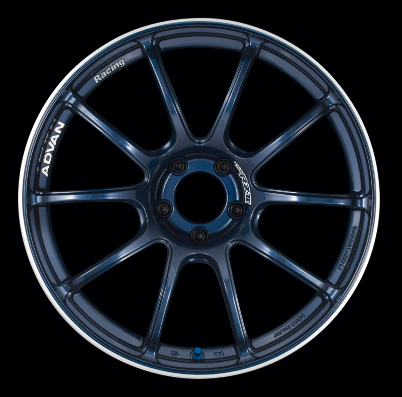 Advan RZII 19x9.0 +45 5x114.3 Racing Indigo Blue Wheel