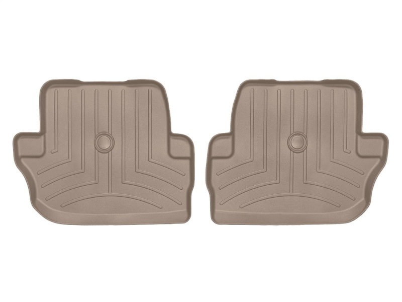 WeatherTech 2018+ Jeep Wrangler JL Rear FloorLiner - Tan (2 Piece Liner)