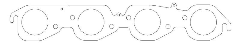 Cometic GM BBC 2.250in Round Port - 030in MLS Exhaust Gasket