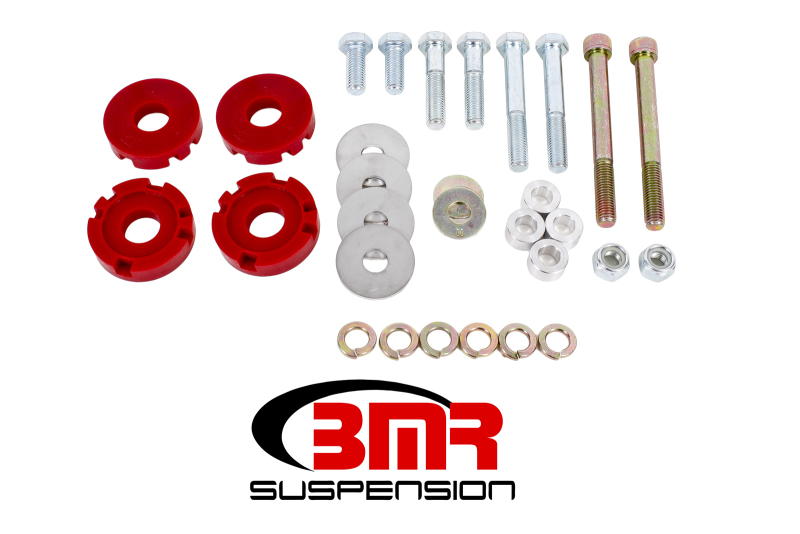 BMR 15-17 S550 Mustang Differential Lockout Bushing Kit (Polyurethane) - Red