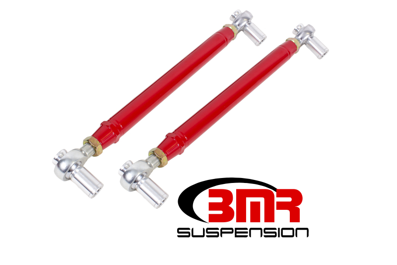 BMR 99-04 Mustang Chrome Moly Lower Control Arms w/ Double Adj. Rod Ends - Red