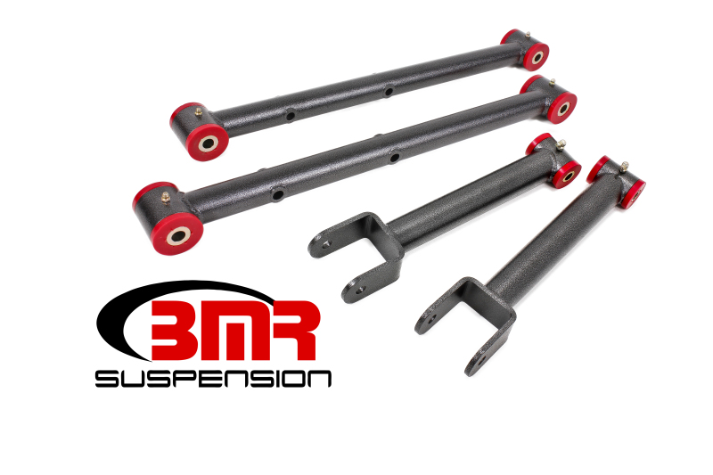 BMR 64-67 A-Body Non-Adj. Rear Suspension Kit - Black Hammertone