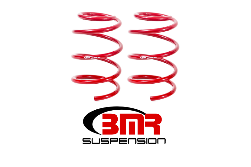 BMR 07-14 Shelby GT500 Front Handling Version Lowering Springs - Red